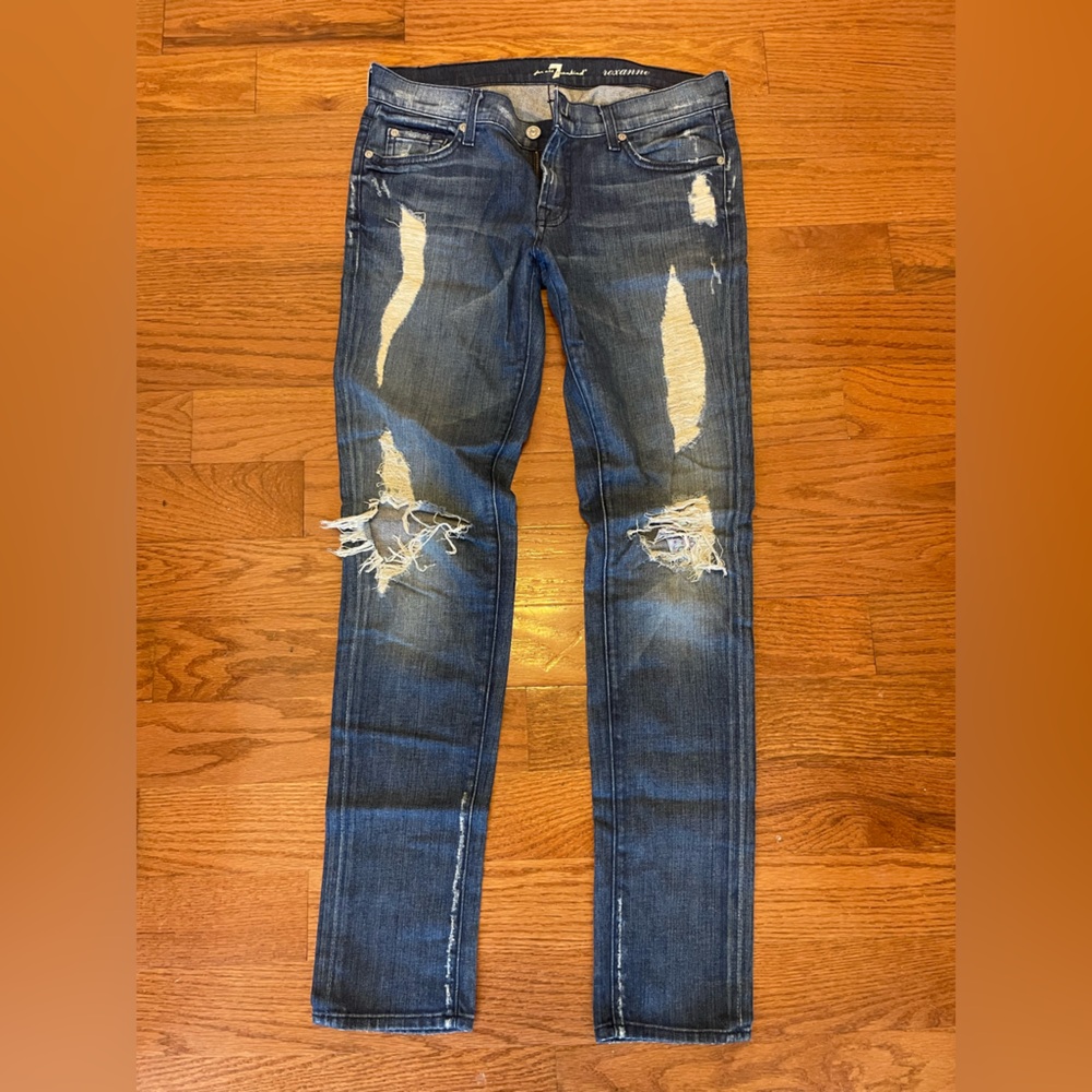 7 For all Mankind distressed jeans